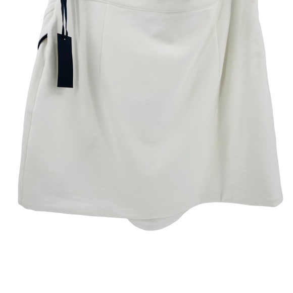 H:ours NEW Revolve Milla Snap Button Side Slit Mini Skirt in Ivory Size XL - Picture 8 of 11
